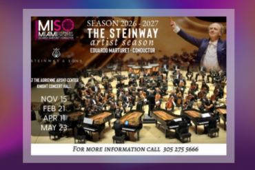 Miami Symphony Orchestra - 2026-2027 Steinway Artist Series in the Adrienne Arsht Center